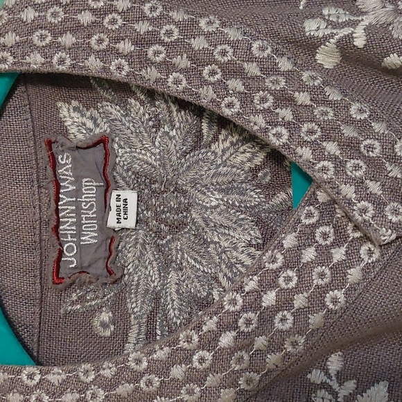 Johnny Was Oleander Linen Jacket - Picture 3 of 8